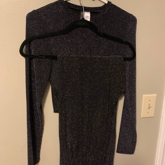 H&M two piece shimmer set- top and bottoms (pants) - Picture 5 of 6